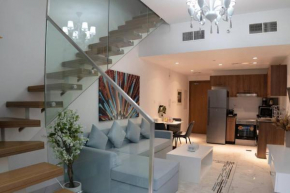 Masdar City Mirage Oasis 2BR Duplex with Pool Access
